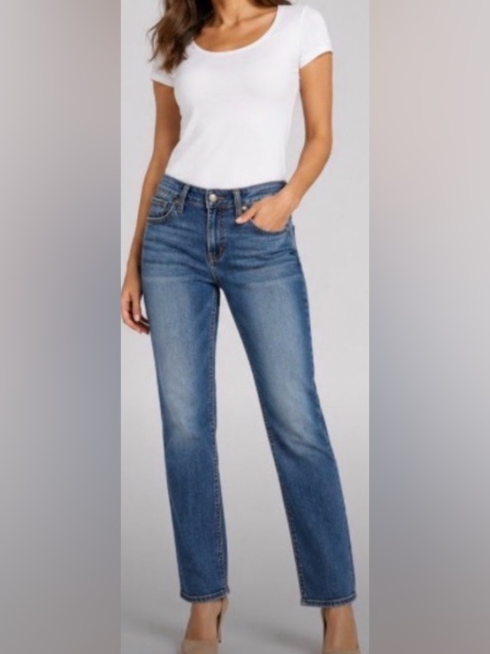 Silver Jeans Co. Suki Straight Leg Jeans Women’s Medium Wash Stretch Size 29